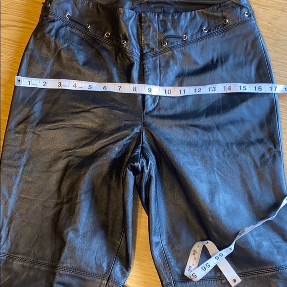 Lauren Ralph Lauren Black 100% Leather Riding Pants Sz 4 - Picture 13 of 13
